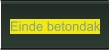 Einde betondak